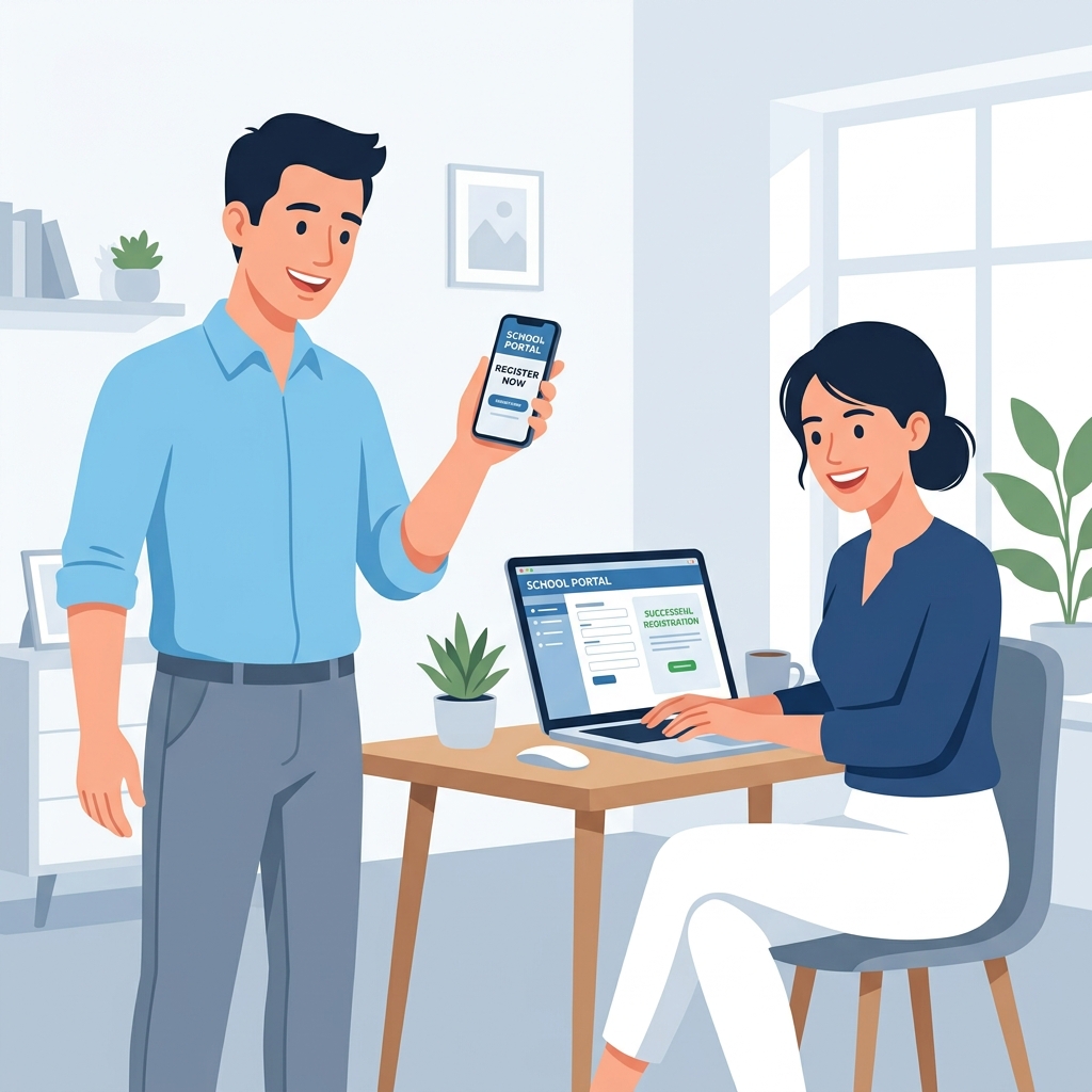 Ilustrasi Registrasi Akun